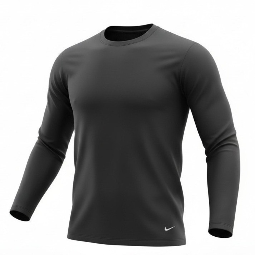 VTG Y2K Nike Golf Crewneck Pullover Performance Fleece Swoosh Men XL Black
